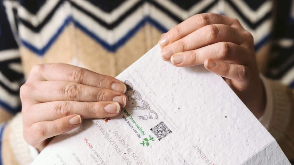 Voeux imprimerie ecologique