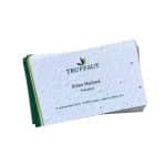 Cartes de visites ensemencée communication ecoresponsable