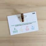 Badge à planter de graines de fleurs et pince crocodile