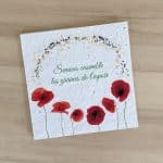 Carte ensemencée pour entreprise ecoresponsable