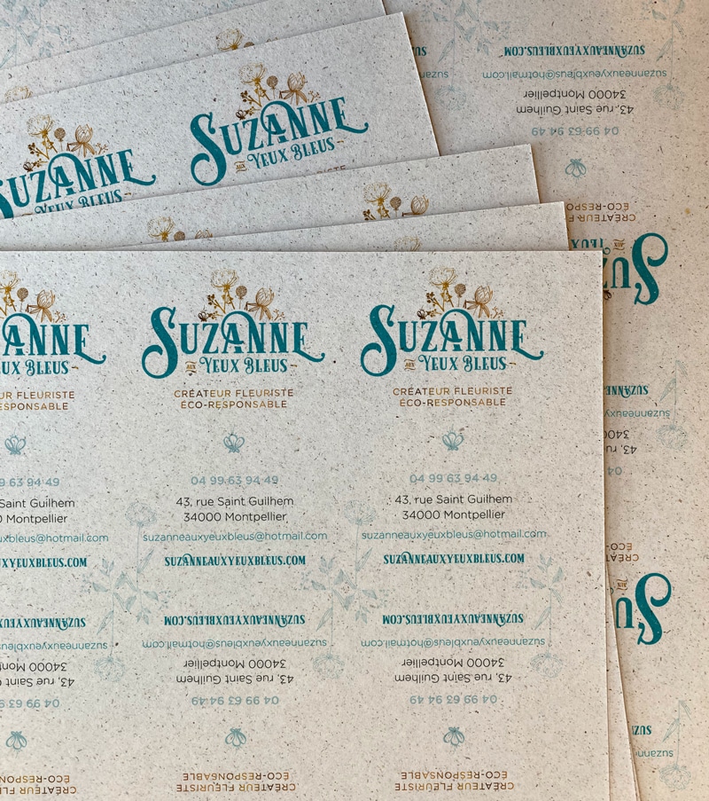 Cartes de visite écologiques