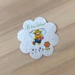 Papier à planter en forme de fleurs