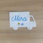 Découpe de camion à planter pour entreprise de transport livraison