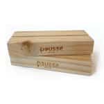 Socle en bois ecologique gravure laser