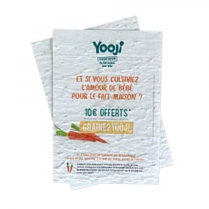 Flyers ensemencés Yooji