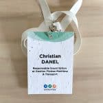 Badges ecologiques pour vos evenements et salons