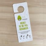 Accroche porte pour hotel écologique