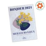 Carte de voeux à planter