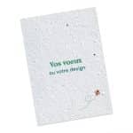 Cartes voeux à planter entreprise