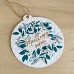 Carte de voeux Boule de Noël 2025