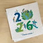Carte de voeux ecologique 2026