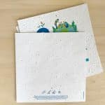 Carte voeux à graines écologique