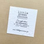 Carte de visite ensemencée carrée