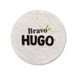 Carte de visite à planter ronde