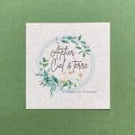 Carte de visite carrée originale