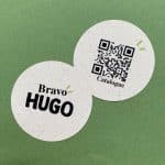 carte ronde recto verso ecologique