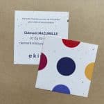 Carte de visite ecologique