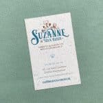 Carte de visite papier ecologique