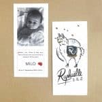 marque-page papier naturel