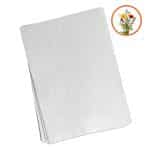 Feuilles vierges ensemencées