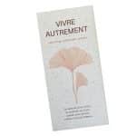 Marque-page papier écologique