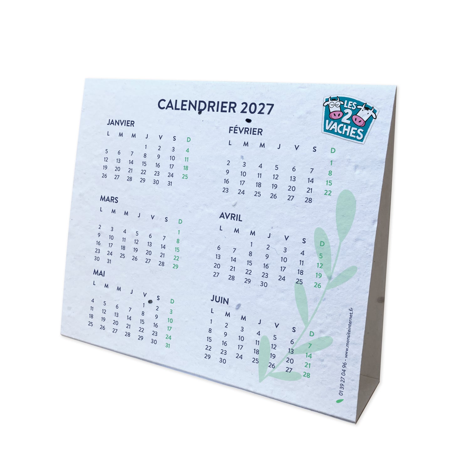 Calendrier chevalet 2027