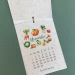 Calendrier graines personnalisable