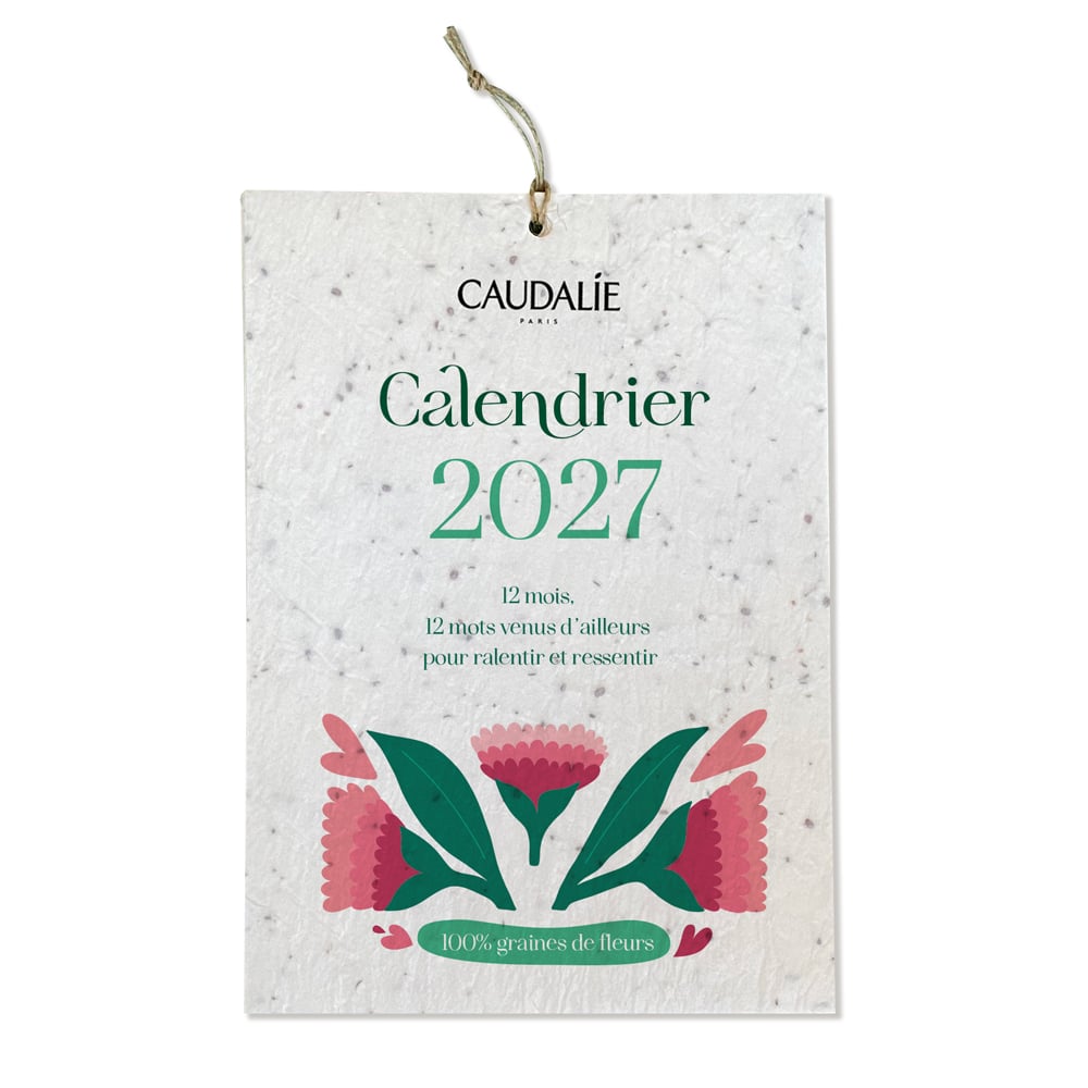 Calendrier à planter 2027 - 13 pages - Mots d'ailleurs