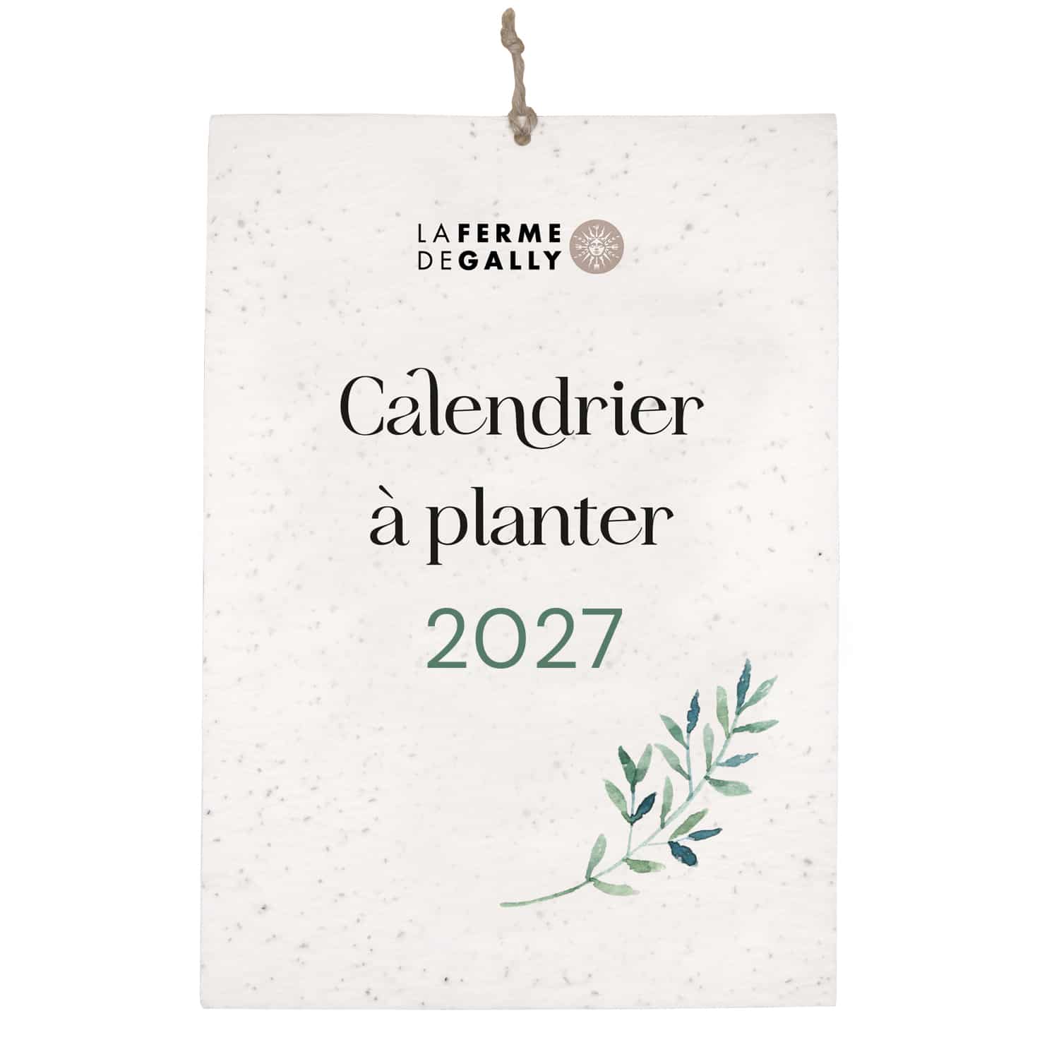 Calendrier à planter 2027 - 7 pages - Classique