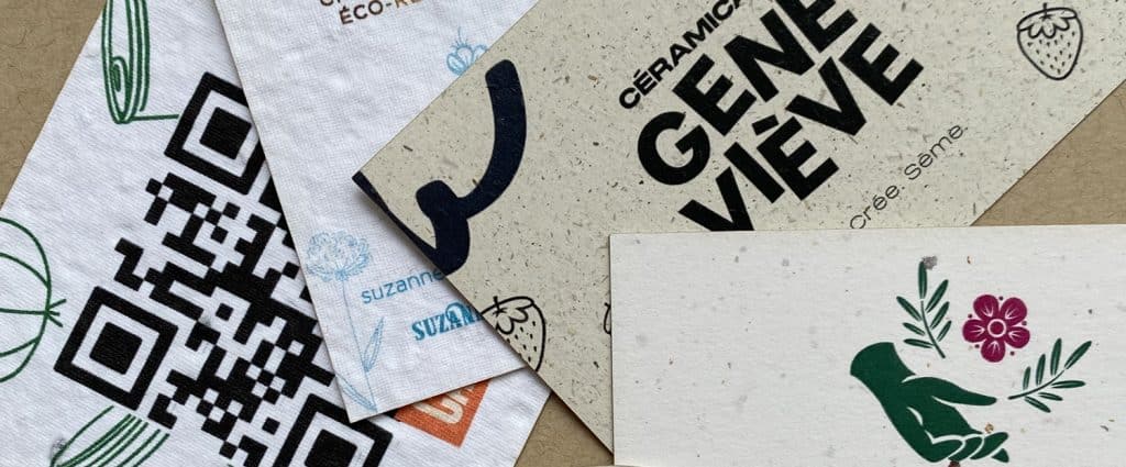 carte de visite ecologique