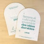 Carte de voeux 2025 Ensemencée