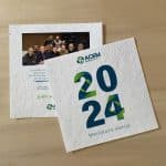 Carte de voeux à planter france