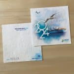 Carte de voeux ensemencée