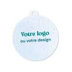 Boule de Noel ensemencée personnalisable