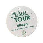 Médaille à planter