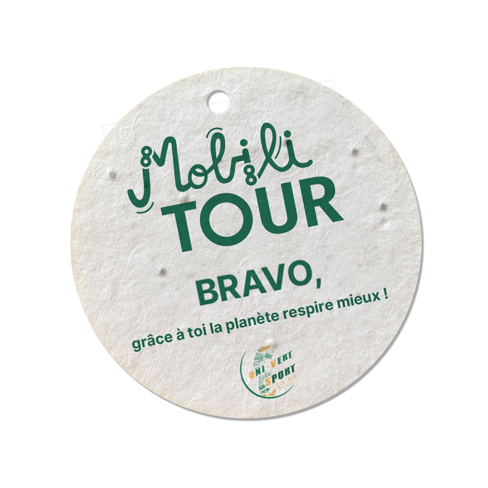 Médaille à planter